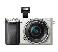 Sony a6000 ILCE-6000L - Cámara digital sin espejo - 24.3 MP - APS-C - Zoom óptico 3x objetivo 16-50 mm - Wi-Fi, NFC - plata nuevo