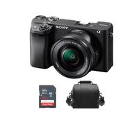 SONY A6400 Black KIT SEL 16-50MM F3.5-5.6 OSS Negro +Bolsa +Tarjeta SD 16GB