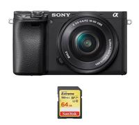 SONY A6400 Black KIT SEL 16-50MM F3.5-5.6 OSS Negro + tarjeta SD 64GB