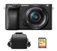 SONY A6400 Black KIT SEL 16-50MM F3.5-5.6 OSS Negro + Tarjeta SD 64GB+Bolsa