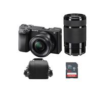 SONY A6400 Cuerpo +16-50MM F3.5-5.6+55-210MM F4.5-6.3+Bols tarjeta SD 16GB