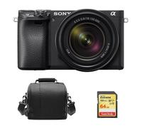 SONY A6400 KIT Negro SEL 18-135MM F3.5-5.6 OSS Negro+tarjeta SD 64GB+Bolsa