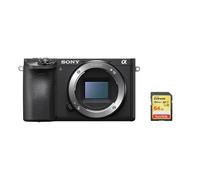 SONY A6500 Cuerpo Negro + tarjeta SD SanDisk Extreme 64G