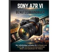 SONY A7R VI BENUTZERHANDBUCH: Der vollständige Leitfaden für Anfänger und Profis zur Aufnahme atemberaubender Bilder und makelloser 4K-Videos