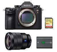 SONY A9 + SEL 16-35MM F4 ZA OSS + Tarjeta SD 64GB + Batería SONY NP-FZ100