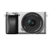 Sony Cámara APS-C α6100 con enfoque automático rápido en Plata