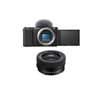 Sony Alpha ZV-E10K, Cámara vlog APS-C mirrorless de objetivo intercambiable y kit de objetivo power zoom 16-50 mm f/3.5-5.6 II (24 MP, vídeo 4K, Eye AF en tiempo real) ideal para vlogging, color negro