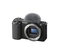 Sony Alpha ZV-E10 | Cámara Vlog con lente intercambiable sin espejo APS-C (pantalla pivotante para vlogs, video 4K, autoenfoque ocular en tiempo real) Negro