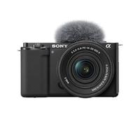 Sony Alpha ZV-E10K, Cámara vlog APS-C mirrorless de objetivo intercambiable y kit de objetivo power zoom 16-50 mm f/3.5-5.6 II (24 MP, vídeo 4K, Eye AF en tiempo real) ideal para vlogging, color negro