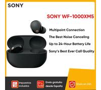 SONY-auriculares inalámbricos WF-1000XM5, cascos con Bluetooth, cancelación de ruido, batería de hasta 24 horas de duración, Conexión multipunto, novedad Rosa Palo