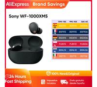 SONY-auriculares inalámbricos WF-1000XM5, cascos con Bluetooth, cancelación de ruido, batería de hasta 24 horas de duración, Conexión multipunto Rosa Palo