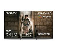 Sony BRAVIA 5, Mini LED 85 Pulgadas, Procesador XR con IA, Acoustic Multi-Audio, Dolby Vision/Atmos, IMAX Enhanced, Google TV 2025, Apple TV, Eco Dashboard 2, Smart TV, K85XR55, 85", Bravia 5
