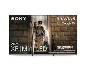 Sony BRAVIA 5, Mini LED 85 Pulgadas, Procesador XR con IA, Acoustic Multi-Audio, Dolby Vision/Atmos, IMAX Enhanced, Google TV 2025, Apple TV, Eco Dashboard 2, Smart TV, K85XR55, 85", Bravia 5