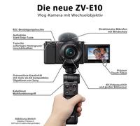 Sony Cámara vlog Alpha ZV-E10 + SEL 16-50mm II PZ OSS