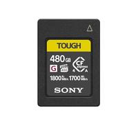 Sony CEA-G480T Tarjeta de Memoria Flash Cfexpress Tipo A Tough de 480 GB, Serie G de Alta Velocidad VPG400 con garantía de Rendimiento de vídeo (Lectura de 1800 MB/s y Escritura de 1700 MB/s)