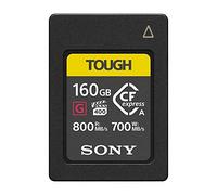Sony CEAG160T.SYM - Flash Cfexpress Tarjeta de Memoria (160 GB, Tipo A, VPG400, Alta Velocidad, Serie G, con garantía de Rendimiento de vídeo, Lectura de 800 MB/s y Escritura 700 MB/s), Negro