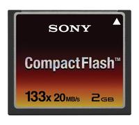 Sony CF 2GB - Tarjeta de Memoria (2 GB, CompactFlash (CF), 20 MB/s, 42.8 mm, 3.3 mm, 36.4 mm)