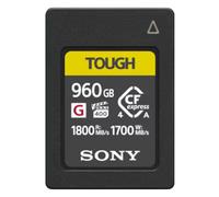 Sony CEA-G960T Tarjeta de Memoria Flash Cfexpress Tipo A Tough de 960 GB, VPG400 Serie G de Alta Velocidad con garantía de Rendimiento de vídeo (1800 MB/s de Lectura y 1700 MB/s de Escritura)