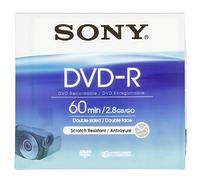 Sony DMR60A - DVD-R vírgenes (Discos DVD-R de 8 cm DMR60A de una Sola grabación, Doble Cara)