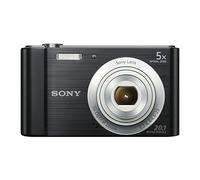 Sony DSCW800B.CEH Cámara compacta Digital (20,1 MP, Zoom 5X, LCD 2,7, 720p HD, Lente G de 26 mm) Negra (renovada)