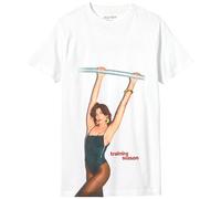Sony Camiseta Unisex Dua Lipa Oficial Merch Training Season Camiseta Dua Lipa Oficial Merch Training Season, Blanco, XL