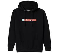 Sony Dua Lipa Official Merch Radical Optimism Logo Hoodie Sudadera con Capucha, Negro, XL Unisex Adulto