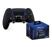 Sony DualSense Edge Mando Inalámbrico para PS5 Midnight Black + Indeca Base de Carga con Reloj Despertador RGB