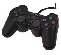 Sony Dualshock 2, PS2 Gamepad Playstation 2 Negro - Volante/mando (PS2, Gamepad, Playstation 2, Analógico, D-pad, Seleccionar, Inicio, Vibración encendida/apagada, Alámbrico, Negro)