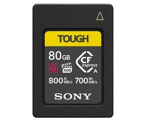 Sony Duro Tarjeta CFexpress tipo A R 800 MB/S / W 700 MB/S 80 GB