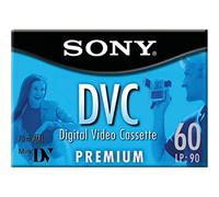 Sony DVM60PR - Cinta de Video Mini DV (LP-90, 60 Minutos en Modo SP, para videocámaras DVC), Azul