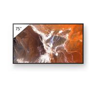 Sony FW-75BZ30P Pantalla profesional 4K HDR de 75 pulgadas con tecnología Deep Black Non-Glare Standard, instalación flexible y mayor facilidad de uso