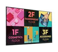 Sony fw-75bz35l affichage de messages panneau plat de signalisation nu