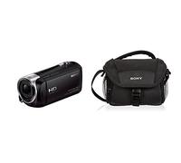 Sony Handycam HDR-CX405 Videocámara de 9.2 MP (Pantalla de 2.7", Zoom óptico 30x, estabilizador óptico, vídeo Full HD), Negro + LCSU11/B Bolsa de Transporte para cámara/videocámara, Color Negro