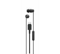 Sony IER-EX15C: Auriculares con Cable USB-C y micrófono, Casos in Ear Ligeros para Android, iPhone, portátiles y PC; Cable sin enredos, Sonido nítido Viajar y para Uso Diario Negro