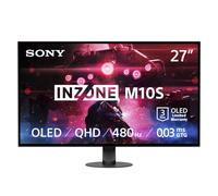 Sony INZONE M10S - Monitor OLED QHD de 27 Pulgadas (2560 x 1440) 480Hz 0.03ms GTG NVIDIA G-Sync Compatible con DisplayHDR 400, antirreflejos, DisplayPort 2.1 (UHBR10), VRR HDMI 2.1, USB, inclinación