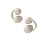 Auriculares Sony LinkBuds Clip de estilo abierto, cómodo diseño con clip, 3 modos de escucha, IPX4, llamadas nítidas, 37 horas de batería, asistente de voz con IA, control táctil, iOS y Android, Beige