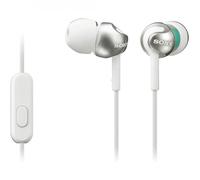 Sony MDR-EX110AP Auriculares con Micrófono Blanco