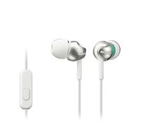 Sony MDR-EX110AP - Auriculares in-ear (con micrófono, control remoto integrado), blanco