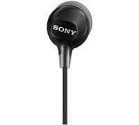 Sony MDR-EX15LP-BLACK - Auriculares in-ear con cable sin enredos y 3 pares de almohadillas de silicona