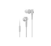 Sony MDR-XB55AP - Auriculares intraurales con EXTRA BASS y micrófono para llamadas, Blanco