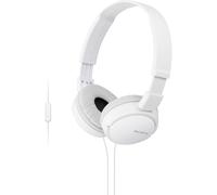 Sony MDR-ZX110AP Overhead Headphone with In-Line Microphone - White White With I