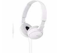 Sony MDR-ZX110APB - Auriculares para smartphone (diadema, mando de control, micrófono, 1000 mW, Android y iPhone), blanco