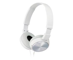 Sony mdr-zx310apw - auriculares de diadema cerrados (con micrófono, c