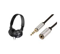 Sony MDRZX310 Foldable Headphones - Metallic Black Metallic Black Single