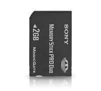Sony Memory Stick Pro Duo Media (MSX-M2GN) de Alta Velocidad de 2 GB (Paquete al por Menor)