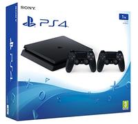 Sony PlayStation 4 Slim 1TB + 2 Dualshock 4 V2 1 To Wifi Noir