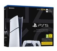 Sony - Playstation 5 Slim Digital mit 2 Ctrl 825 GB Wifi Negro, Blanco