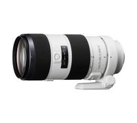 Sony SAL70200G2 Lente de cámara - Objetivo (16/19, Telefoto, 2.8-32, 0,21x, Negro, Color Blanco, 7,7 cm)
