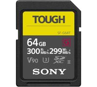 Sony SF-G Series TOUGH SDXC UHS-II V90 U3 64GB R300MB/s W299MB/s SF-G64T/T1