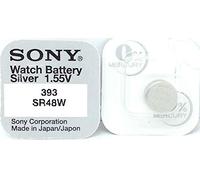 Sony SR48WN-PB - Pila 393 blister sin mercurio para audífonos, cámaras, relojes y videocámaras (1.55 V, 160mAh)